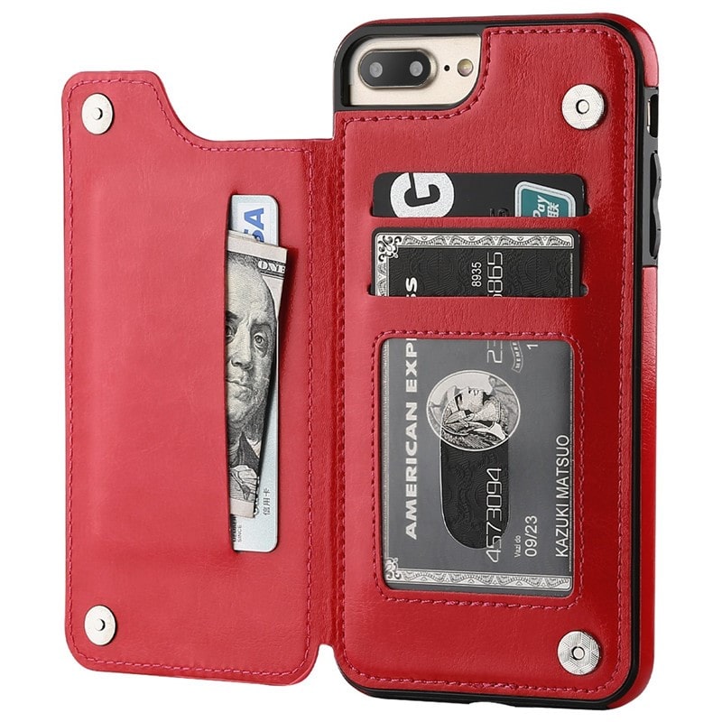 Leather Wallet Case - Apple - Influcase